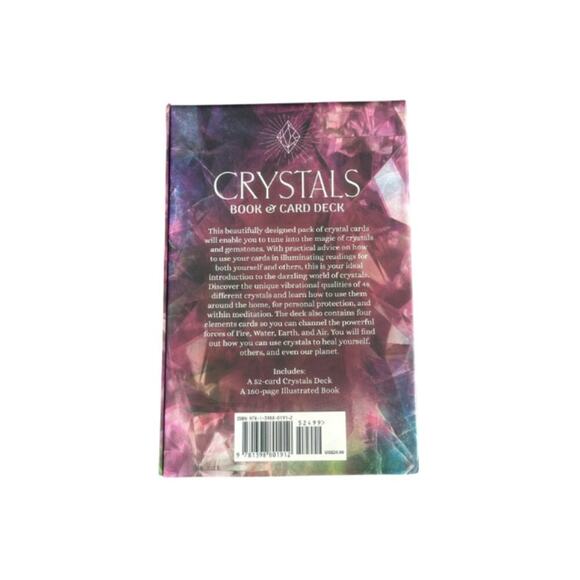 Crystals Book & Card Deck Includes a 52-Card Deck and 160-Page Illustrated Book - Picture 5 of 5